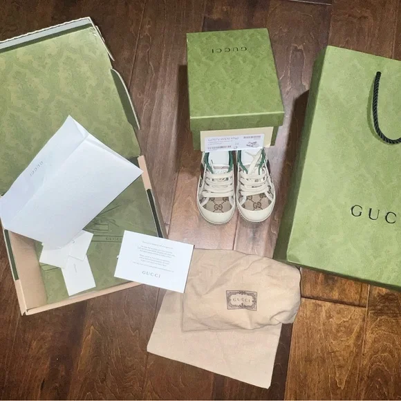 Toddler Gucci tennis sneakers 1977